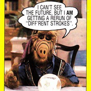 I Can't See the Future #46 - Alf Movie 1987 Trading Card